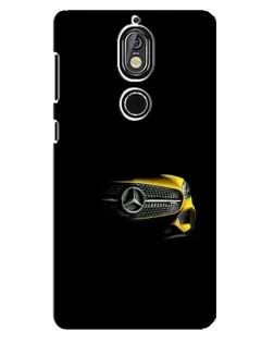 Чохол для Nokia 7 з картинкою «Mercedes — ретро стиль»