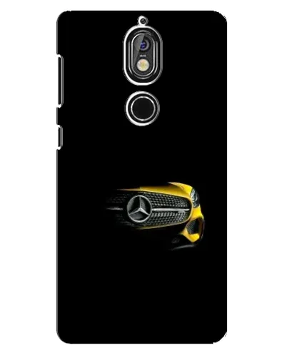 Чохол для Nokia 7 з картинкою «Mercedes — ретро стиль»