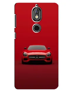 Чохол для Nokia 7 з картинкою «Червоний Mercedes AMG»