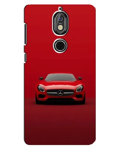 Чохол для Nokia 7 з картинкою «Червоний Mercedes AMG»