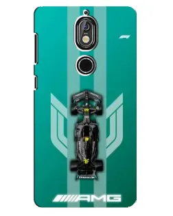 Чохол для Nokia 7 з картинкою «Mercedes AMG Petronas»