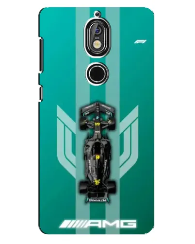 Чохол для Nokia 7 з картинкою «Mercedes AMG Petronas»