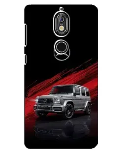 Чохол для Nokia 7 з картинкою «Mercedes G-Class червоний»