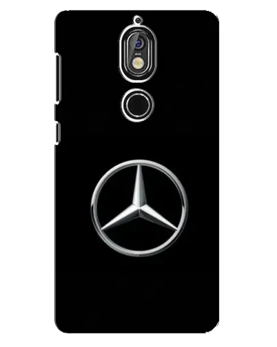 Чохол для Nokia 7 з картинкою «Mercedes класичний лого»
