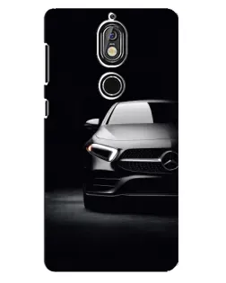 Чохол для Nokia 7 з картинкою «Світло фар Mercedes»