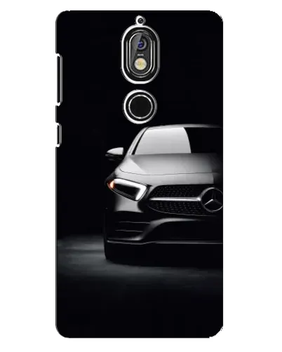 Чохол для Nokia 7 з картинкою «Світло фар Mercedes»