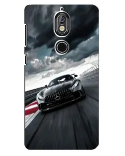 Чохол для Nokia 7 з картинкою «Гоночний Mercedes AMG»
