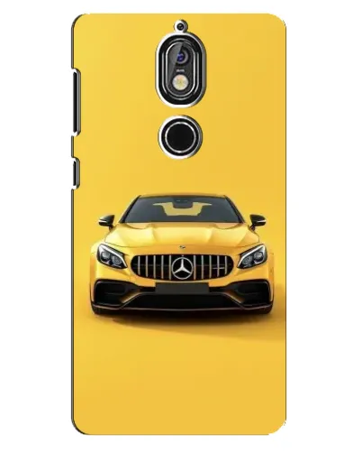 Чохол для Nokia 7 з картинкою «Жовтий Mercedes GT»
