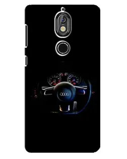 Чохол для Nokia 7 з картинкою «Салон Audi — кермо» Чохол для Nokia 7 з картинкою «Салон Audi — кермо»