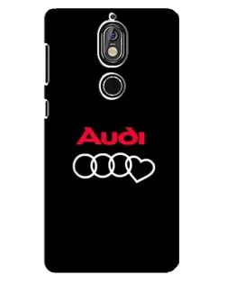 Чохол для Nokia 7 з картинкою «Логотип Audi Heart» Чохол для Nokia 7 з картинкою «Логотип Audi Heart»