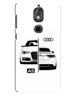 Чохол для Nokia 7 з картинкою «Audi — контрастний дизайн»