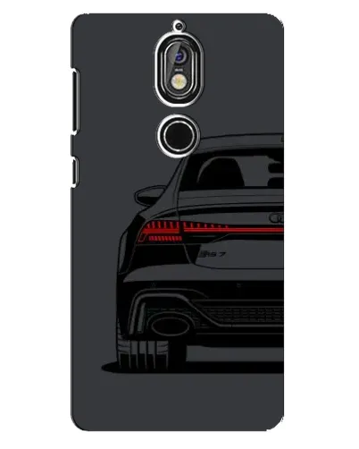 Чохол для Nokia 7 з картинкою «Задня частина Audi — арт»