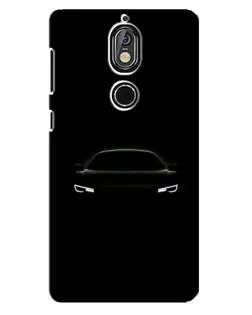 Чохол для Nokia 7 з картинкою «Погляд Audi у темряві»