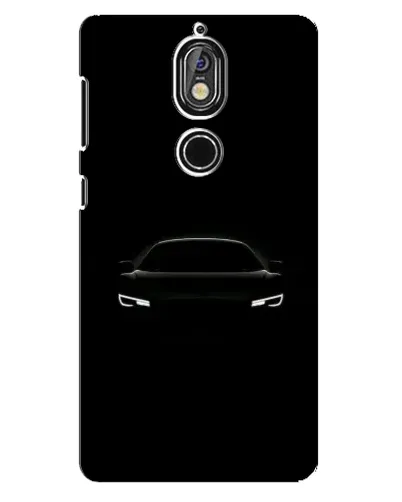 Чохол для Nokia 7 з картинкою «Погляд Audi у темряві»