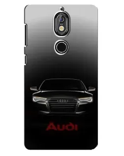 Чохол для Nokia 7 з картинкою «Audi — градієнтний контур»