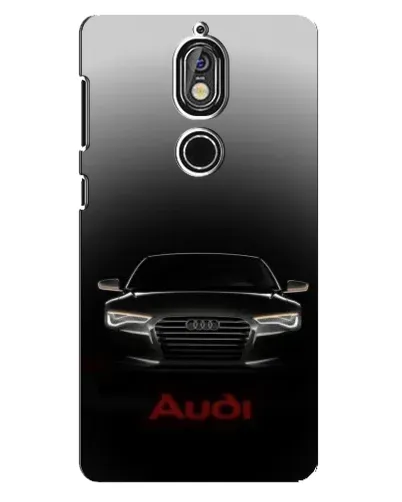 Чохол для Nokia 7 з картинкою «Audi — градієнтний контур»