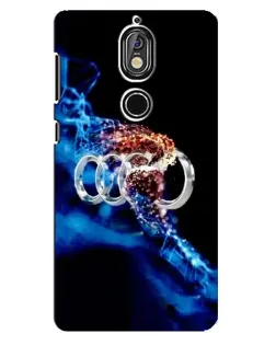 Чохол для Nokia 7 з картинкою «Енергія лого Audi»