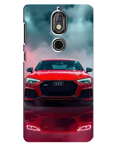 Чохол для Nokia 7 з картинкою «Audi RS — червоний стиль»