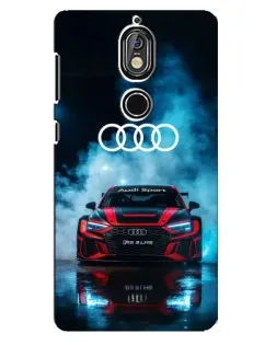 Чохол для Nokia 7 з картинкою «Audi Sport — неон»