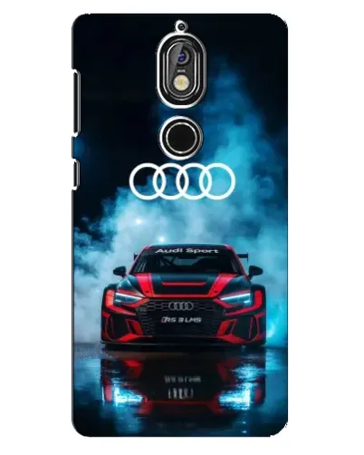 Чохол для Nokia 7 з картинкою «Audi Sport — неон»