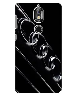 Чохол для Nokia 7 з картинкою «Audi — абстрактні кільця»