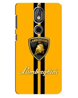 Чохол для Nokia 7 з картинкою «Lamborghini Stripe жовтий» Чохол для Nokia 7 з картинкою «Lamborghini Stripe жовтий»