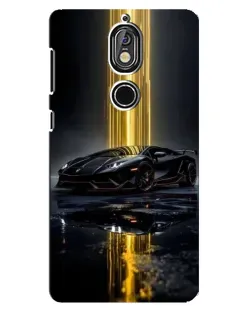 Чохол для Nokia 7 з картинкою «Нічний Lamborghini драйв» Чохол для Nokia 7 з картинкою «Нічний Lamborghini драйв»