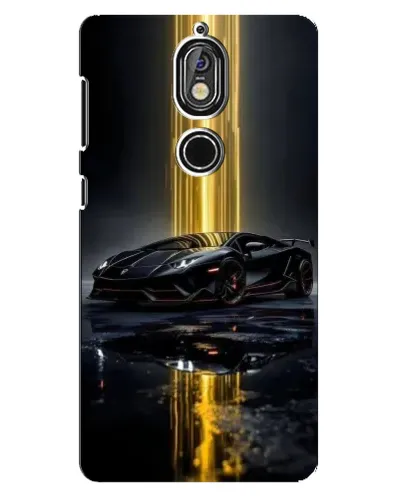 Чохол для Nokia 7 з картинкою «Нічний Lamborghini драйв» Чохол для Nokia 7 з картинкою «Нічний Lamborghini драйв»