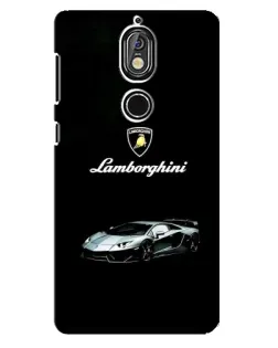Чохол для Nokia 7 з картинкою «Логотип Lamborghini класика»
