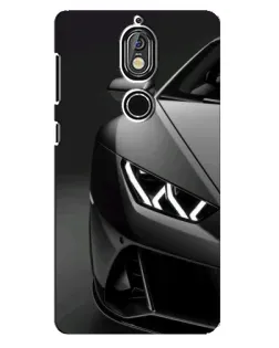 Чохол для Nokia 7 з картинкою «Lamborghini фари деталізація»