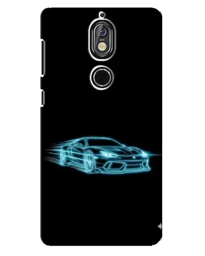 Чохол для Nokia 7 з картинкою «Неоновий контур Lamborghini» Чохол для Nokia 7 з картинкою «Неоновий контур Lamborghini»