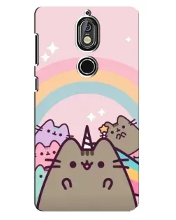 Чохол для Nokia 7 з картинкою «Єдиноріг Pusheen»