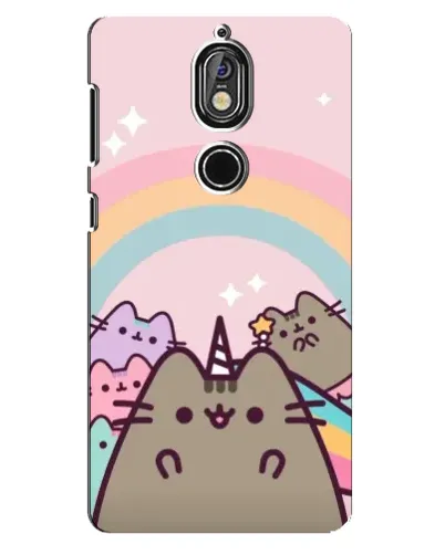 Чохол для Nokia 7 з картинкою «Єдиноріг Pusheen»