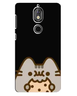 Чохол для Nokia 7 з картинкою «Пушин на чорному»