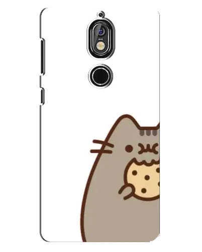 Чохол для Nokia 7 з картинкою «Пушин з печивом»