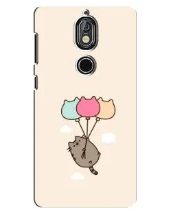 Чохол для Nokia 7 з картинкою «Пушин на кульках»