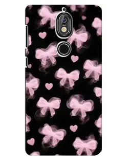 Чехол для Nokia 7 с картинкой «Геометрия банта»