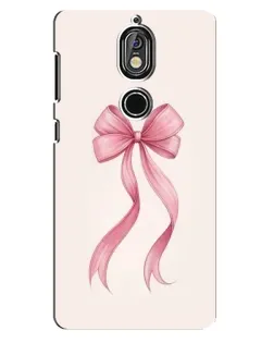 Чехол для Nokia 7 с картинкой «Розовый бант»