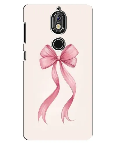 Чехол для Nokia 7 с картинкой «Розовый бант»