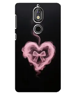 Чехол для Nokia 7 с картинкой «Дымчатое сердце»