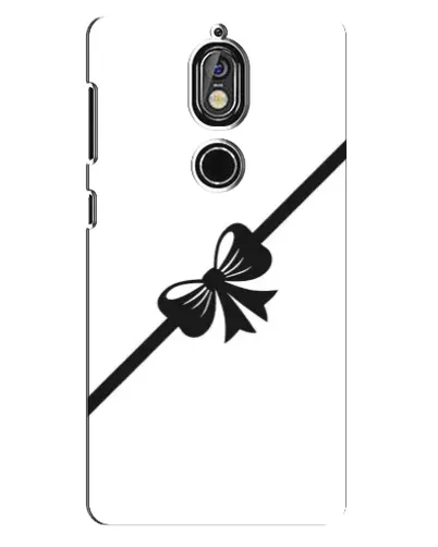 Чехол для Nokia 7 с картинкой «Диагональный бант»
