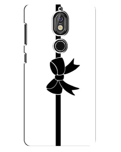 Чехол для Nokia 7 с картинкой «Вертикальный бант»