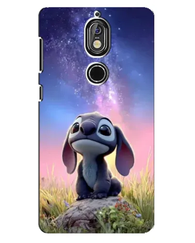 Чехол для Nokia 7 с картинкой «Стич на рассвете»
