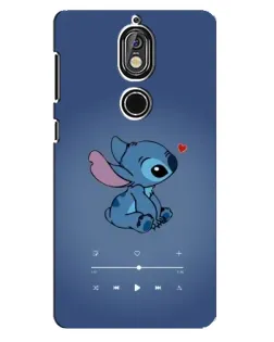 Чехол для Nokia 7 с картинкой «Музыкальный Stitch»