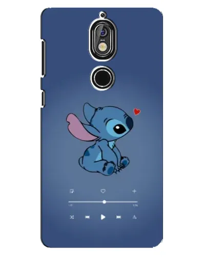 Чехол для Nokia 7 с картинкой «Музыкальный Stitch»