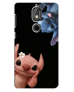 Чехол для Nokia 7 с картинкой «Фиолетовый туман роз»