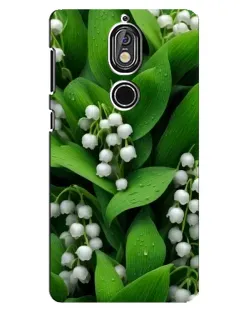 Чехол для Nokia 7 с картинкой «Ландыши в зелени»
