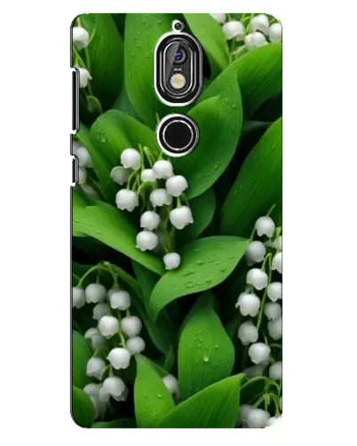 Чехол для Nokia 7 с картинкой «Ландыши в зелени»