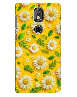 Чехол для Nokia 7 с картинкой «Ромашковое солнце»