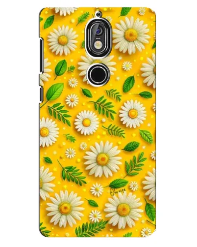 Чехол для Nokia 7 с картинкой «Ромашковое солнце»